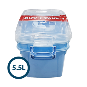 Alternative view of Greenware Storage Box 5.5L Buy 1 Take 1 Light Blue