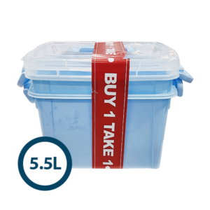 Greenware Storage Box 5.5L Buy 1 Take 1 Light Blue