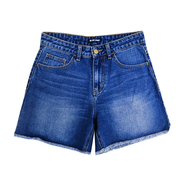 Blue Camp Ladies Denim Short - Denim Blue