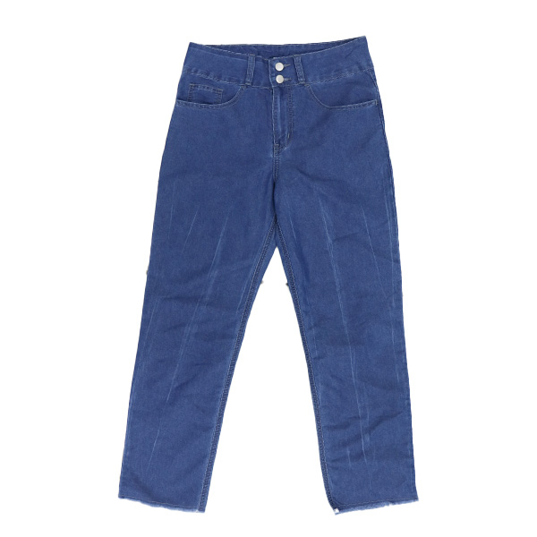 Blue Camp Ladies Denim Trouser - Denim Blue