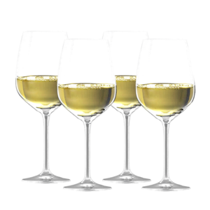 Masflex Wine Glass Chardonnay - 4Pc Set Crystal