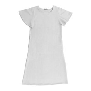 Blue Camp Ladies Maxi Dress With Pocket - White