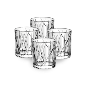 Crysalis Tumbler Rock Glass 325ml - 4Pc Set