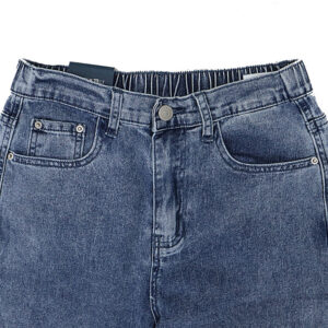 Alternative view of Blue Camp Girls Teen Wide Denim Pants With Slit - Denim