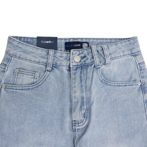 Alternative view of Blue Camp Girls Teen Wide Denim Pants With Slit - Denim
