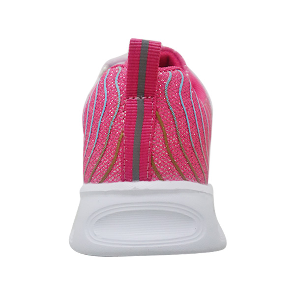 Blue Camp Kids Girl Active Shoes With Light - Fuchsia -Size: 28-35 - Image 4