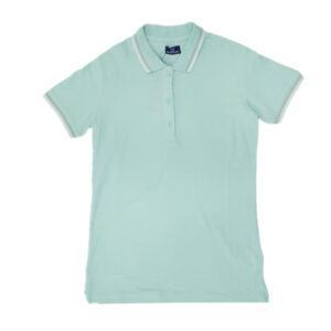 Blue Camp Ladies Polo Pique With Side Slit - Green