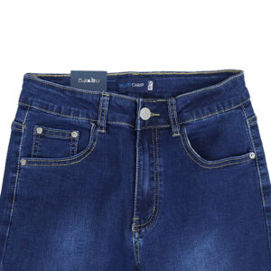 Alternative view of Blue Camp Girls Teen High Waist Straight Leg Jeans - Multicolor