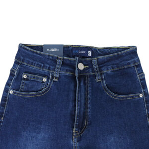 Alternative view of Blue Camp Girls Teen High Waist Straight Leg Jeans - Multicolor