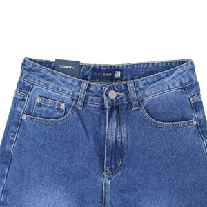 Alternative view of Blue Camp Girls Teen Wide Leg Jeans - Multicolor