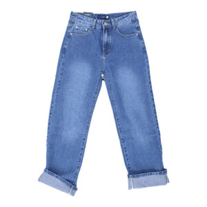 Blue Camp Girls Teen Wide Leg Jeans - Multicolor
