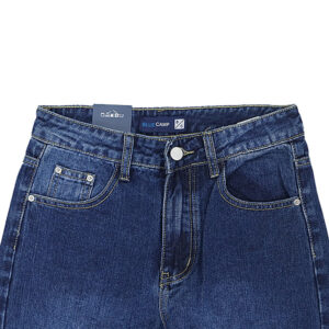 Alternative view of Blue Camp Girls Teen Wide Leg Jeans - Multicolor