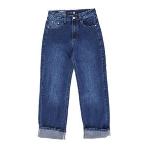 Blue Camp Girls Teen Wide Leg Jeans - Multicolor