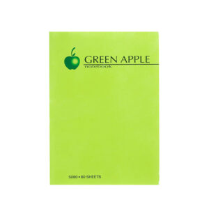 Notebook Padded Green Apple 80Lvs 7X10