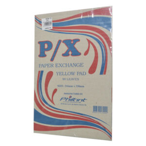 Yellow Pad 90'S P/X w/ Plastic Class B