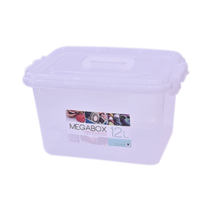 Megabox Storage Box Carrie-Mi Series 12L - Clear 35 x 24 x 21cm