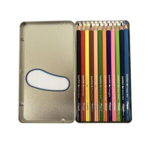 Alternative view of Colored Pencil Maped Metal Case 12 Colors