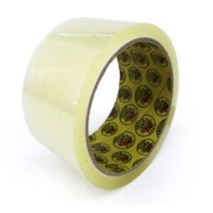 Clear Tape Croco w/Individual Plastic Small 1  Core 40 Microns