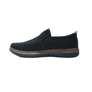 Blue Camp Mens Casual Lifestyle Sneakers Slip-On - Black