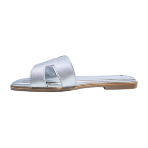 Avenue Ladies Step In Flats Jonah - Silver
