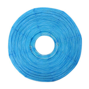 Alternative view of Paper Ball Lantern Blue