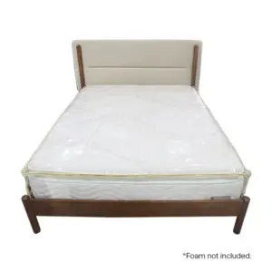 Queen Bed Light Brown
