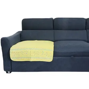 Gold Sofa Matt Anti-Skid Quilt Embroidered