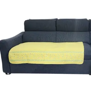 Gold Sofa Matt Anti-Skid Quilt Embroidered