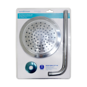 Eurostream Shower Head Round With Arm