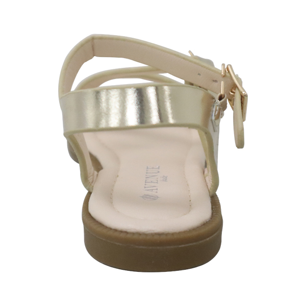 Avenue Kids Girls Casual Sandal - Gold - Image 5