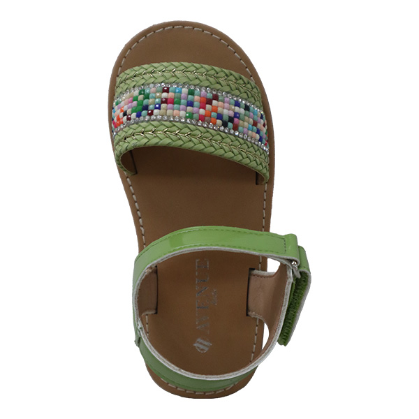 Avenue Kids Girls Toddler Casual Sandal - Green - Image 2