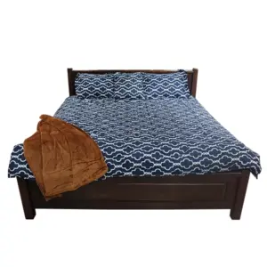 Queen Comforters 5 Set 1 Blanket 2 Pillow 1 Throwblanket 1 Cushion