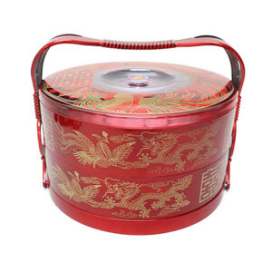 Alternative view of Chinese Candy Basket 2 Layer Large