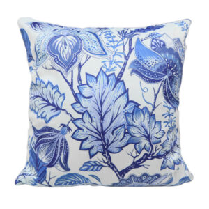 Throw Pillow Case Velvet Print Flower