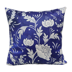 Throw Pillow Case Velvet  Print Leaves