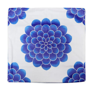 Alternative view of Throw Pillow Case Velvet Print Big Flower