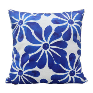 Throw Pillow Case Velvet Print Flower