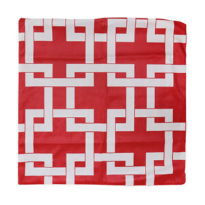 Alternative view of Throw Pillow Case Velvet Red Coll Print Abstarct