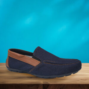 Blue Camp Mens Casual Loafers Driving Maong/Brown - CENTENO