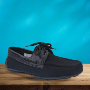 Blue Camp Mens Casual Loafers Driving Black/Black - CARLOS