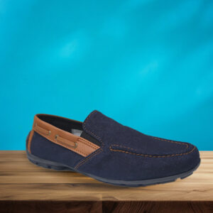 Blue Camp Mens Casual Loafers Driving Maong/Brown - MANNY