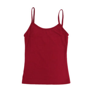 Blue Camp Ladies Spaghetti Tank Top Plain - Maroon