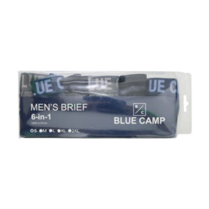 Alternative view of Blue Camp Men's 6-In-1 Hipster Brief Black-Blue-Gray