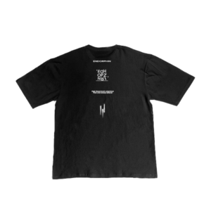Alternative view of Blue Camp Boys Teens Wear Oversized Round Neck Tee With Print - Black - BCT-F241T03