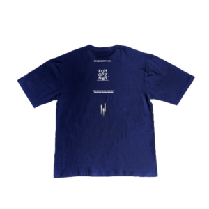 Alternative view of Blue Camp Boys Teens Wear Oversized Round Neck Tee With Print - Navy Blue - BCT-F241T03