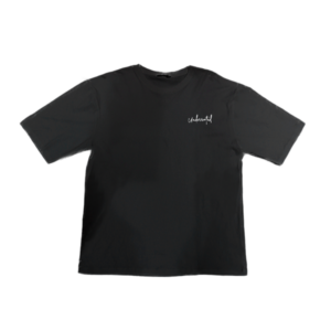 Blue Camp Boys Teens Wear Oversized Round Neck Tee With Print - Black - BCT-F241T01