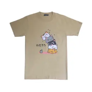 Blue Camp Boys Teens Wear Round Neck Printed Tee - Beige - BCT-DGN24112