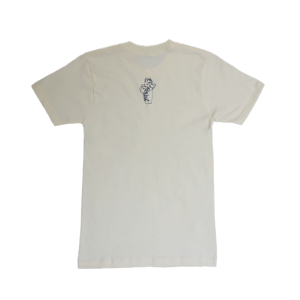 Blue Camp Boys Teens Wear Round Neck Printed Tee - Cream - BCT-DGN24113 - Image 2