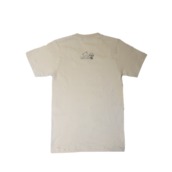 Blue Camp Boys Teens Wear Round Neck Printed Tee - Beige - BCT-DGN24114 - Image 2