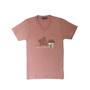 Blue Camp Boys Teens Wear Round Neck Printed Tee - Old Rose - BCT-DGN24114